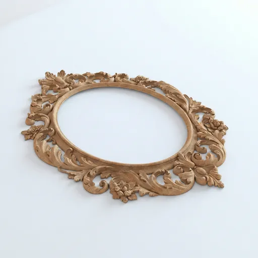 Premium Baroque-style wood ornate frame - 2